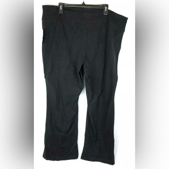 Jockey Pants - Jockey Women’s Black Slim Fit Bootcut Activewear Pants Plus Size 2X